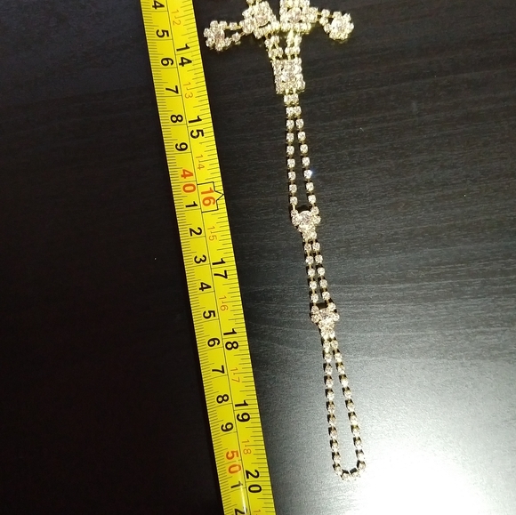 LAST ONE Callie Palace Queen: Rhinestone Toe and Ankle Jewelry - Picture 15 of 17